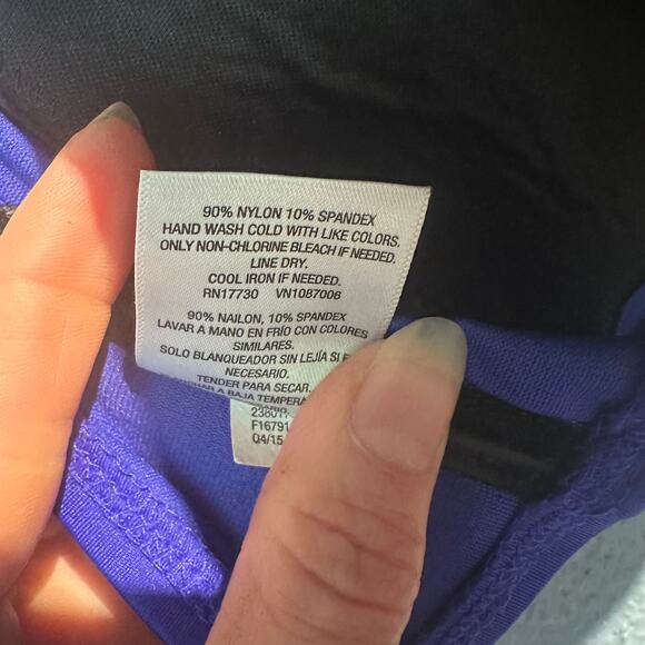 Mossimo Bottoms Medium Top Small Bikini Periwinkle Blue Hot Tub Pool Cruise - Picture 9 of 9